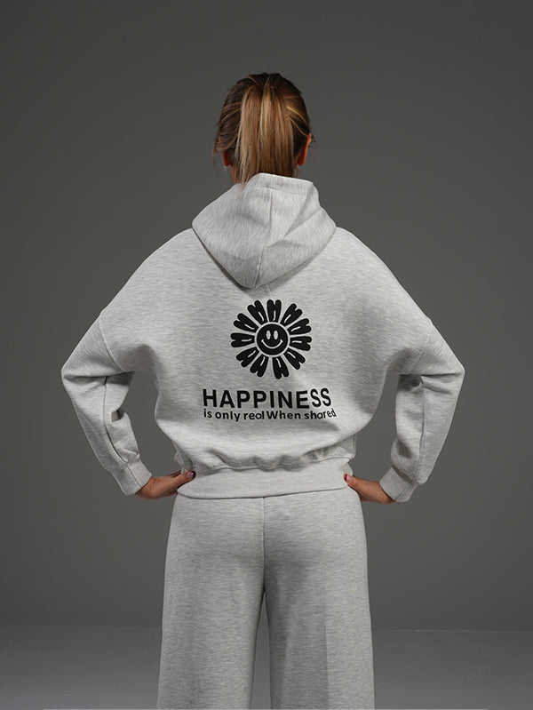 Set Hoodie with Wide Leg Pant