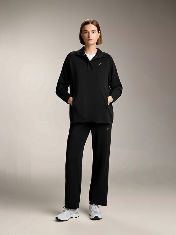set wide leg pant and sweatshirt