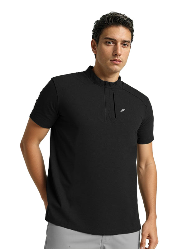Polyester Tshirts with zip pocket