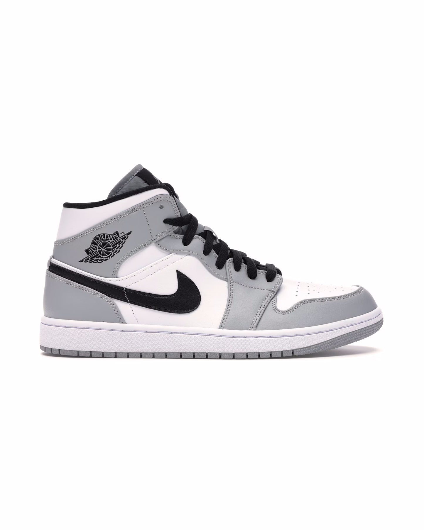 KIDS-Jordan 1 Mid Light Smoke Grey