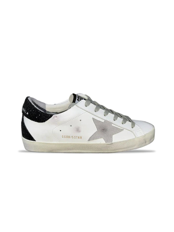 Golden Goose white silver metal letter ng