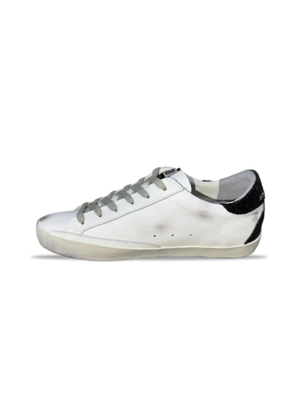 Golden Goose white silver metal letter ng