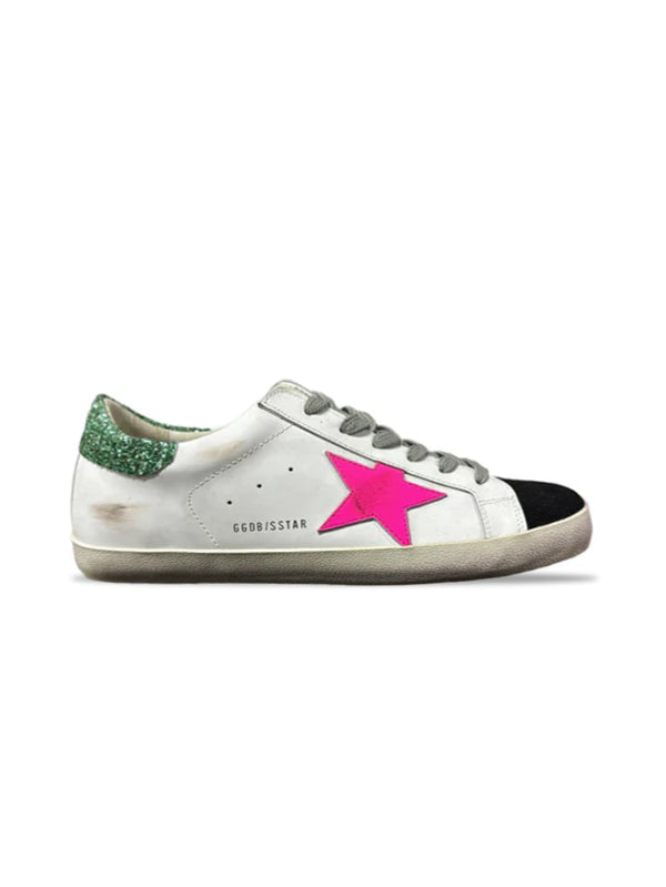 Golden goose glitter green