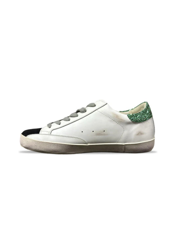 Golden goose glitter green