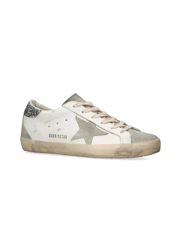 Golden goose white grey glitter