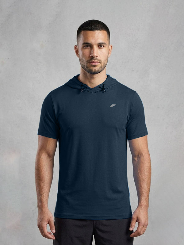 Hooded Short-Sleeve Shirt