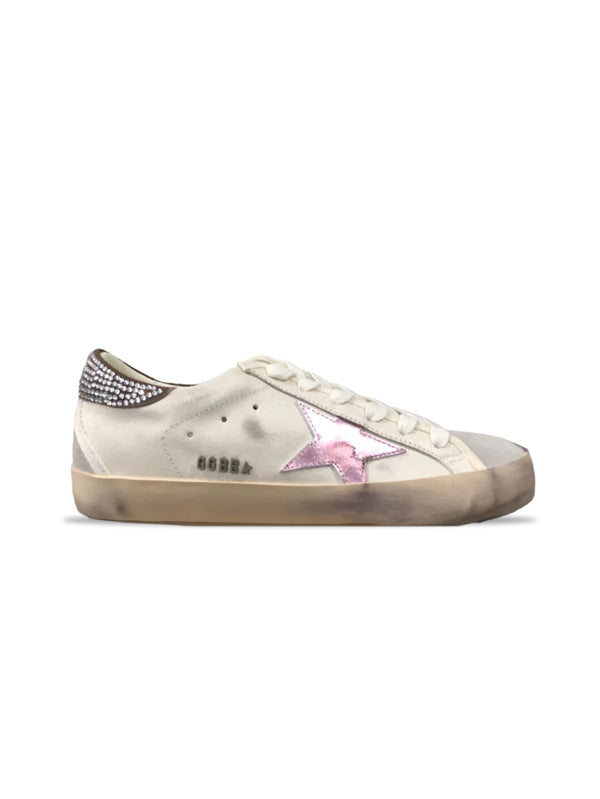 golden goose glitter pink