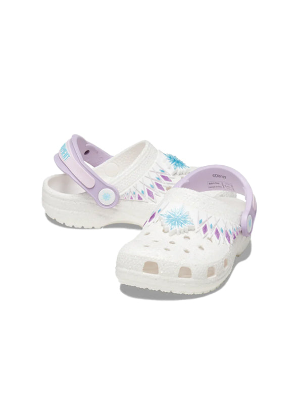 KIDS- CROCS FROZEN WHITE