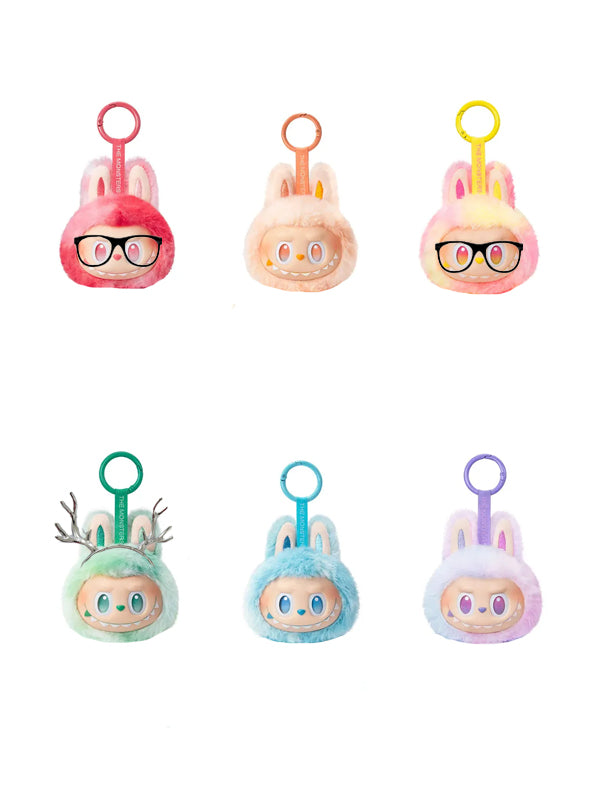 Labubu Head Keychain