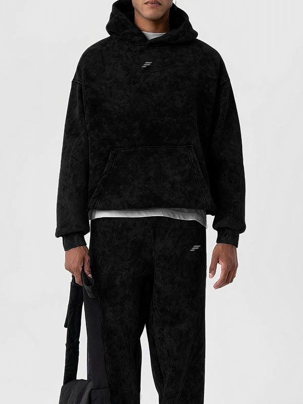 washed Set hoodie with pant