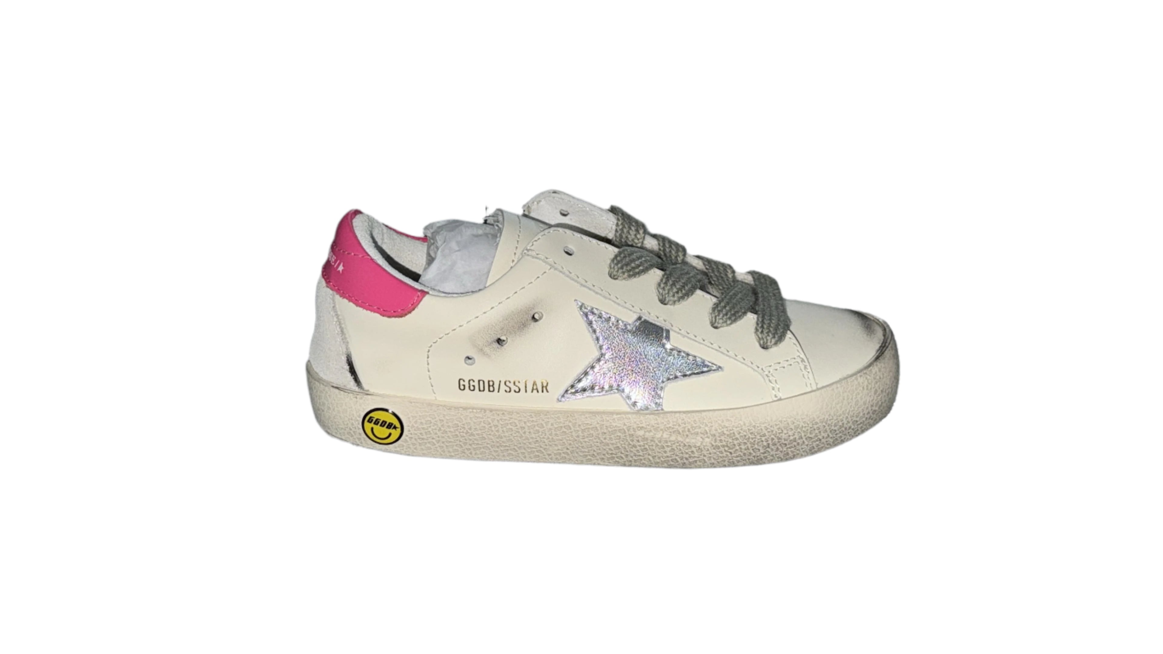 KIDS-Golden goose white pink