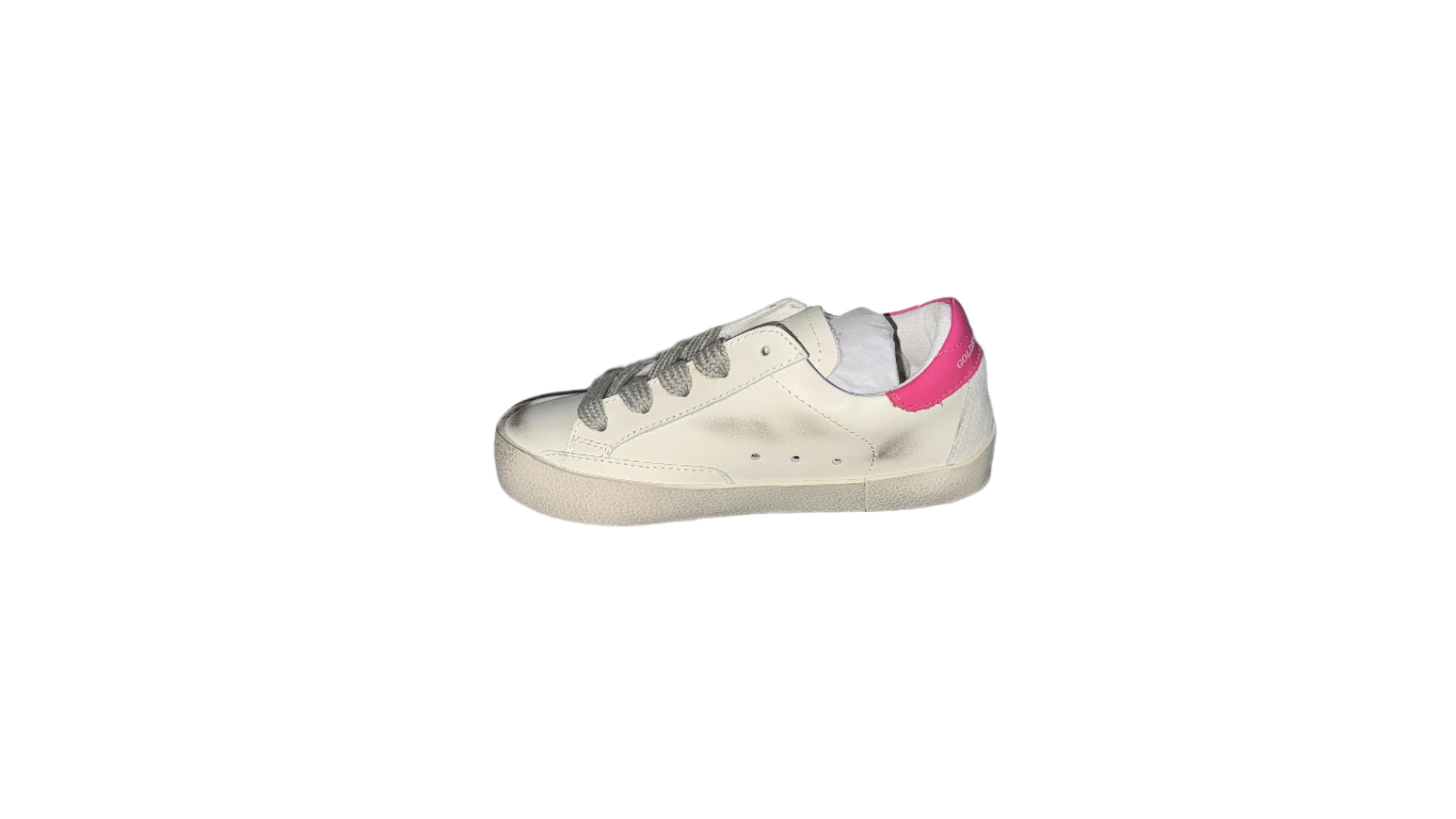 KIDS-Golden goose white pink