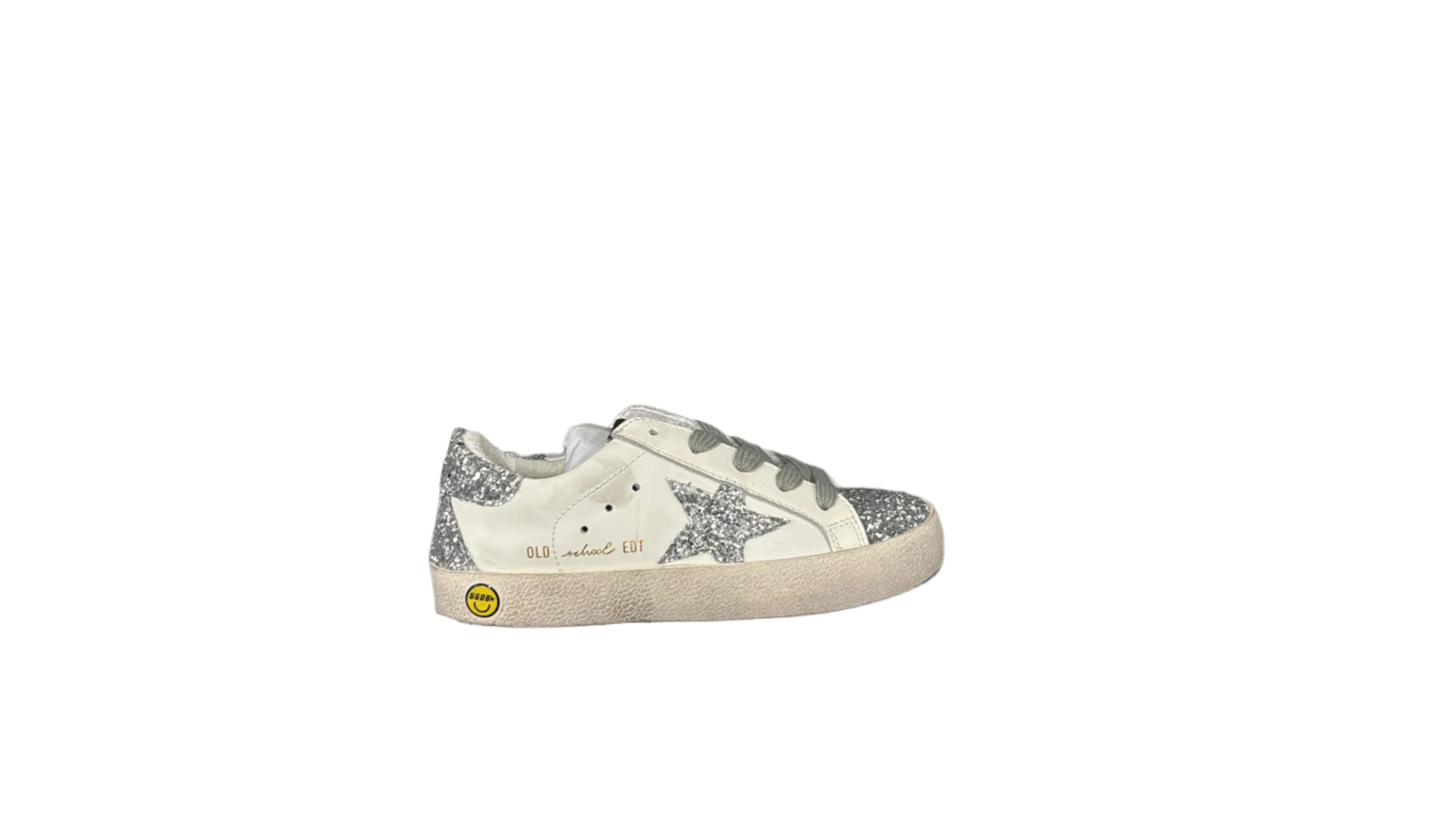 Kids Golden Goose White silver