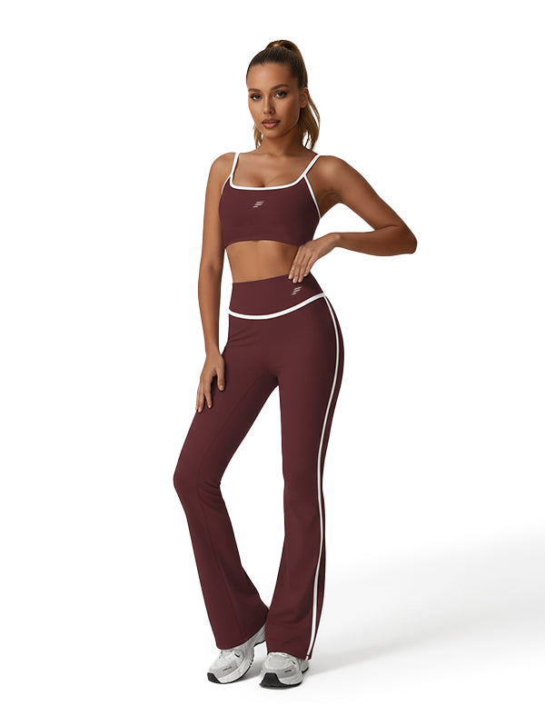 Set wide Leg Legging with sports Bras
