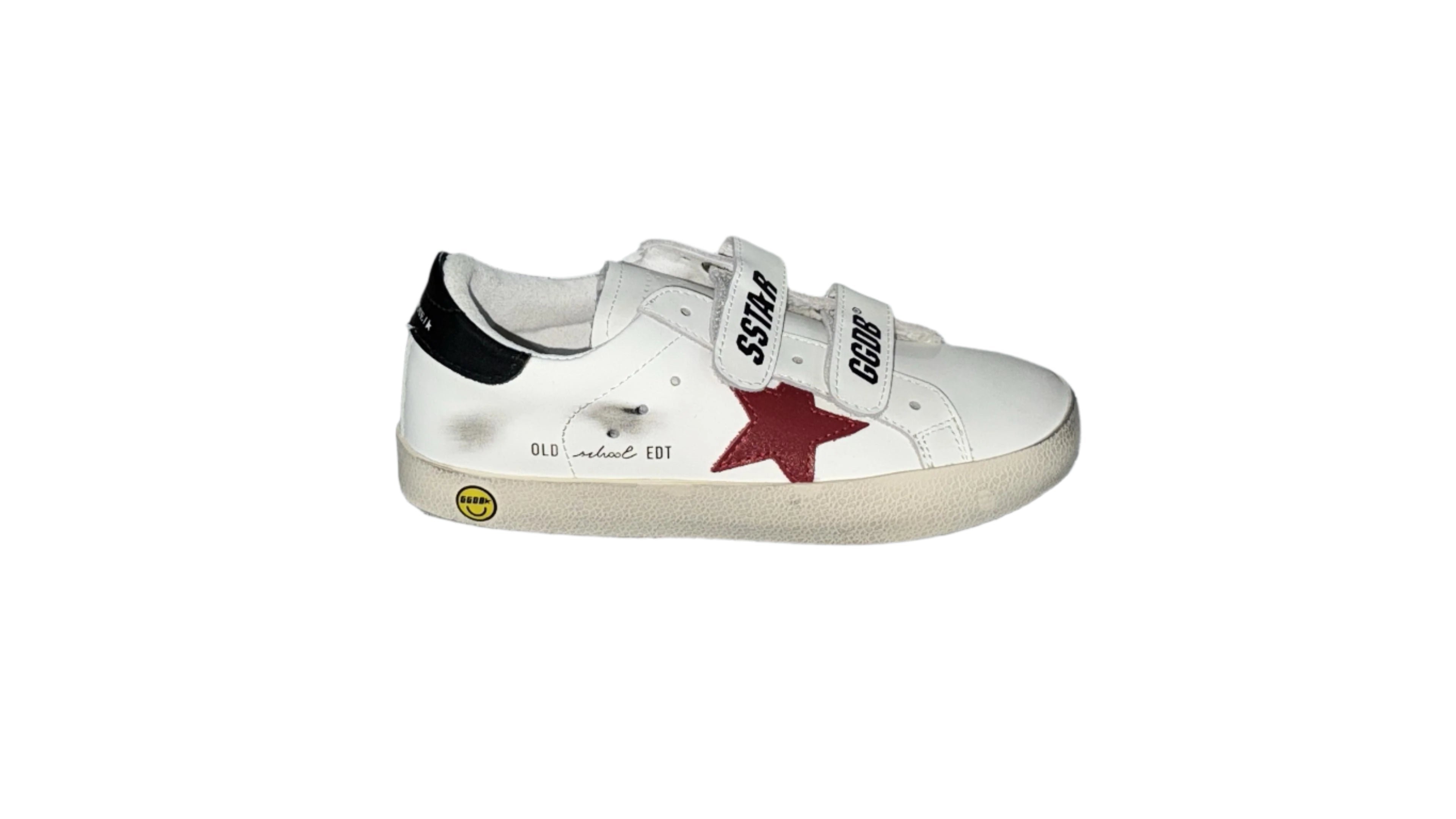 Kids Golden Goose White Red