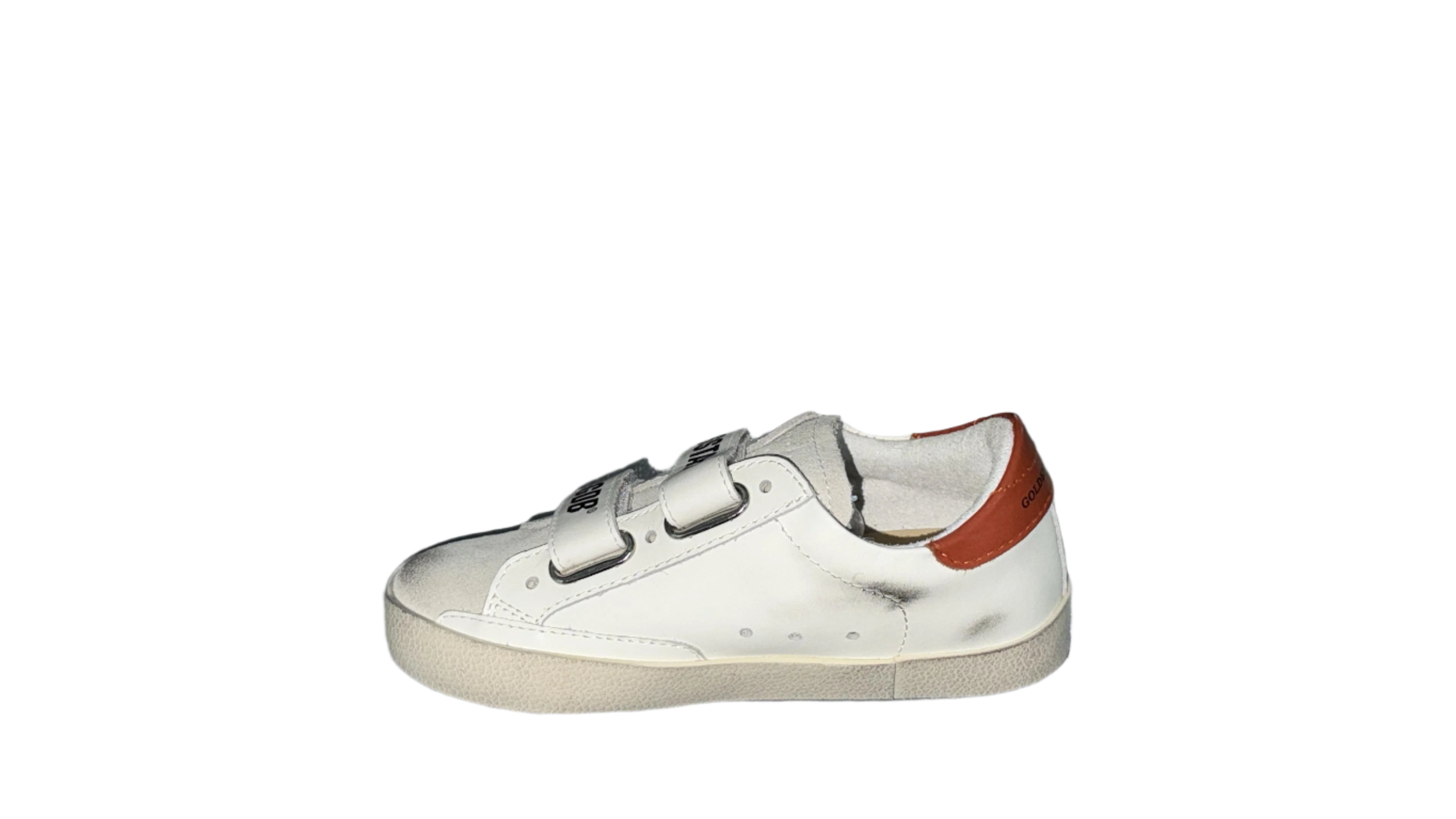 Kids Golden Goose White Orange