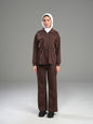 Set Long Soft Touch with Pockets and Wide Leg Pant
