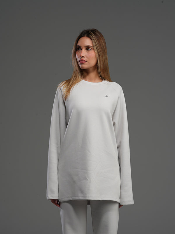 Set Long Sleeve Shirt with Wide Leg Pant