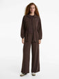 Set Long Soft Touch with Pockets and Wide Leg Pant