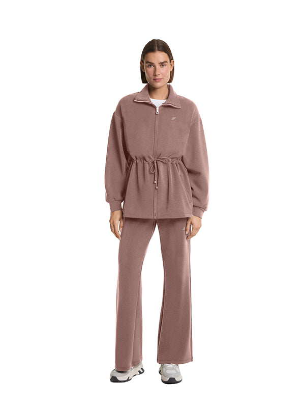 Set wide leg pant with jacket