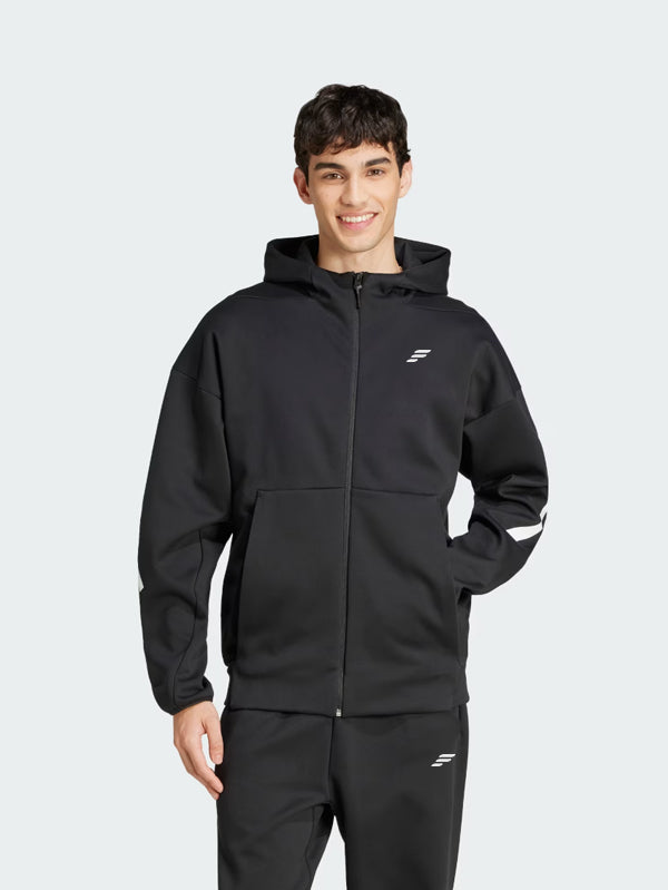 Full-Zip Hooded Track Jacket