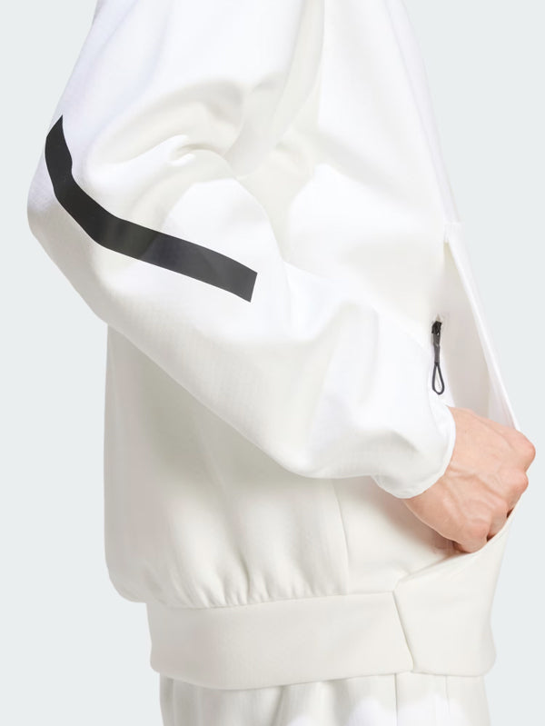 Full-Zip Hooded Track Jacket