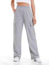 Cargo Sweatpants with Flap Pockets