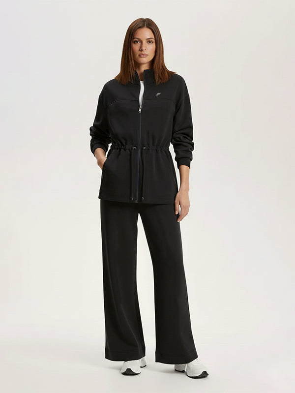 Set Long Soft Touch with Wide Leg Pant