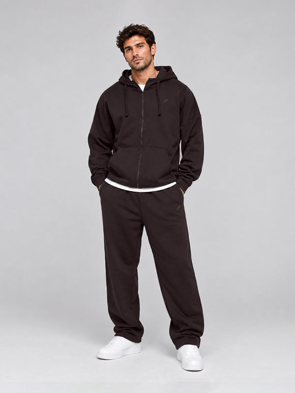 Set Full Zip Hoodie with Straight Leg Pant