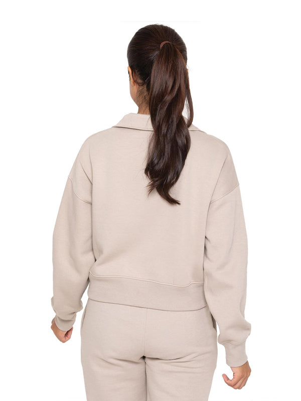 Half-zip sweatshirt