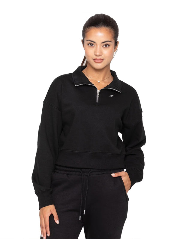 Half-zip sweatshirt