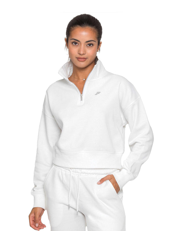 Half-zip sweatshirt