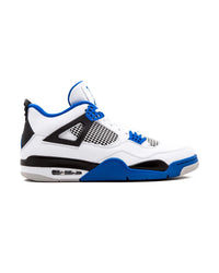 K-Jordan 4 "Motorsports White/Blue"