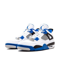 K-Jordan 4 "Motorsports White/Blue"