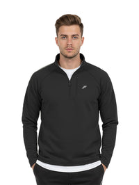 Polyester Half zip long sleeve