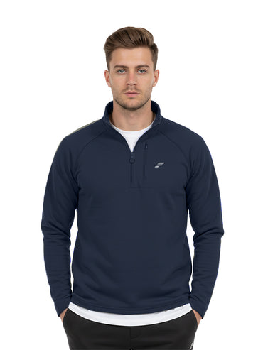 Polyester Half zip long sleeve