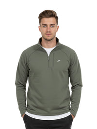 Polyester Half zip long sleeve