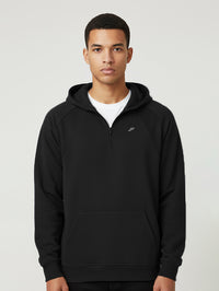 Half zip-hoodie