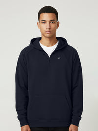 Half zip-hoodie