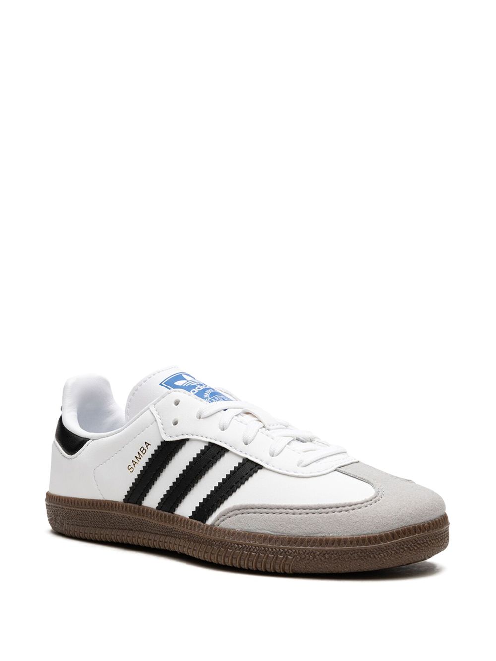 KIDS-Adidas Samba 'White/Black'