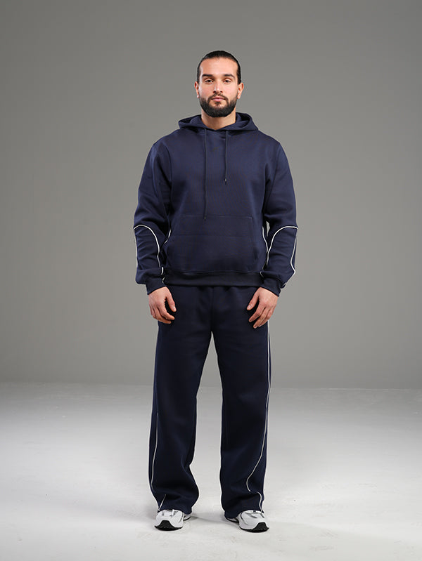 Set Hoodie with Wide Leg Pant