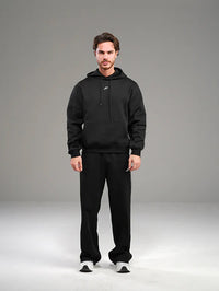 It's Written Set Hoodie with Wide Leg Pant