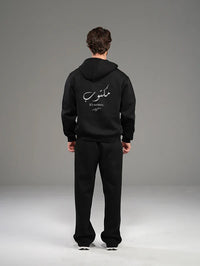 It's Written Set Hoodie with Wide Leg Pant