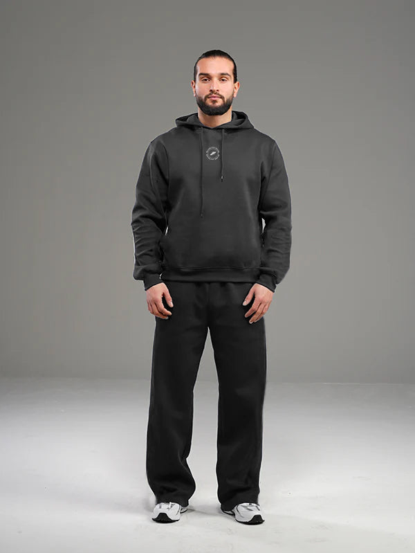 Set Hoodie with Wide Leg Pant
