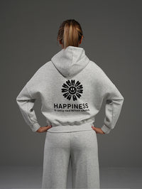 Set Hoodie with Wide Leg Pant