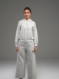 Set Hoodie with Wide Leg Pant