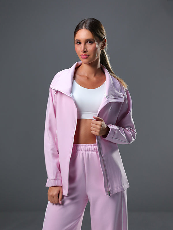 set wide leg pants and jackets