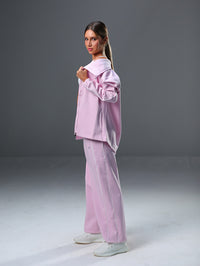 set wide leg pants and jackets