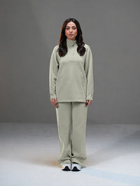 Set Wide Leg Pant and Sweatshirt