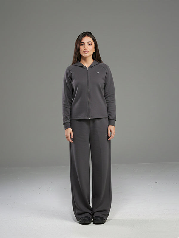 Set Jacket with Wide Leg Pant